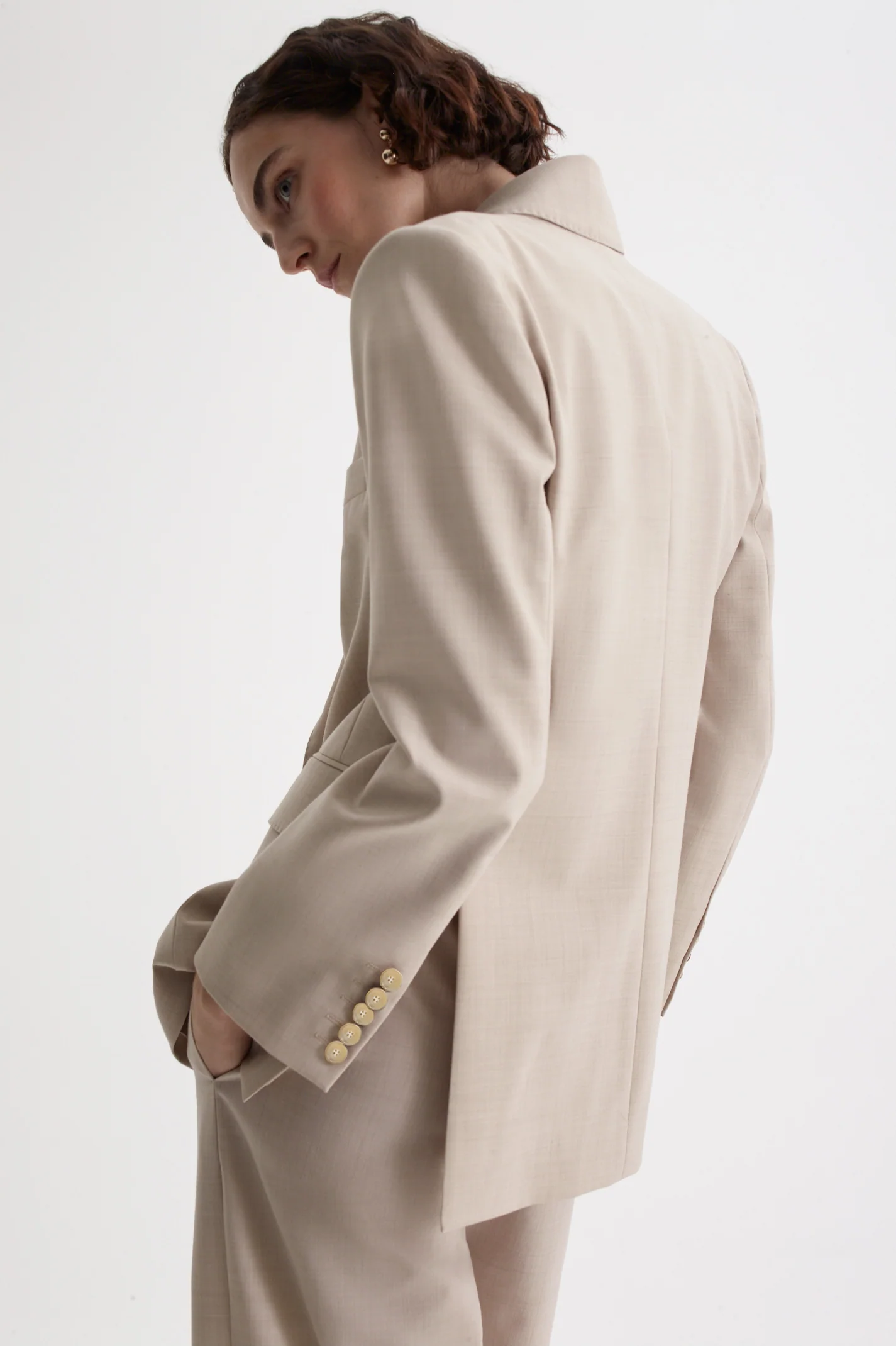 SOFT DOUBLE BREASTED JACKET - Image 7