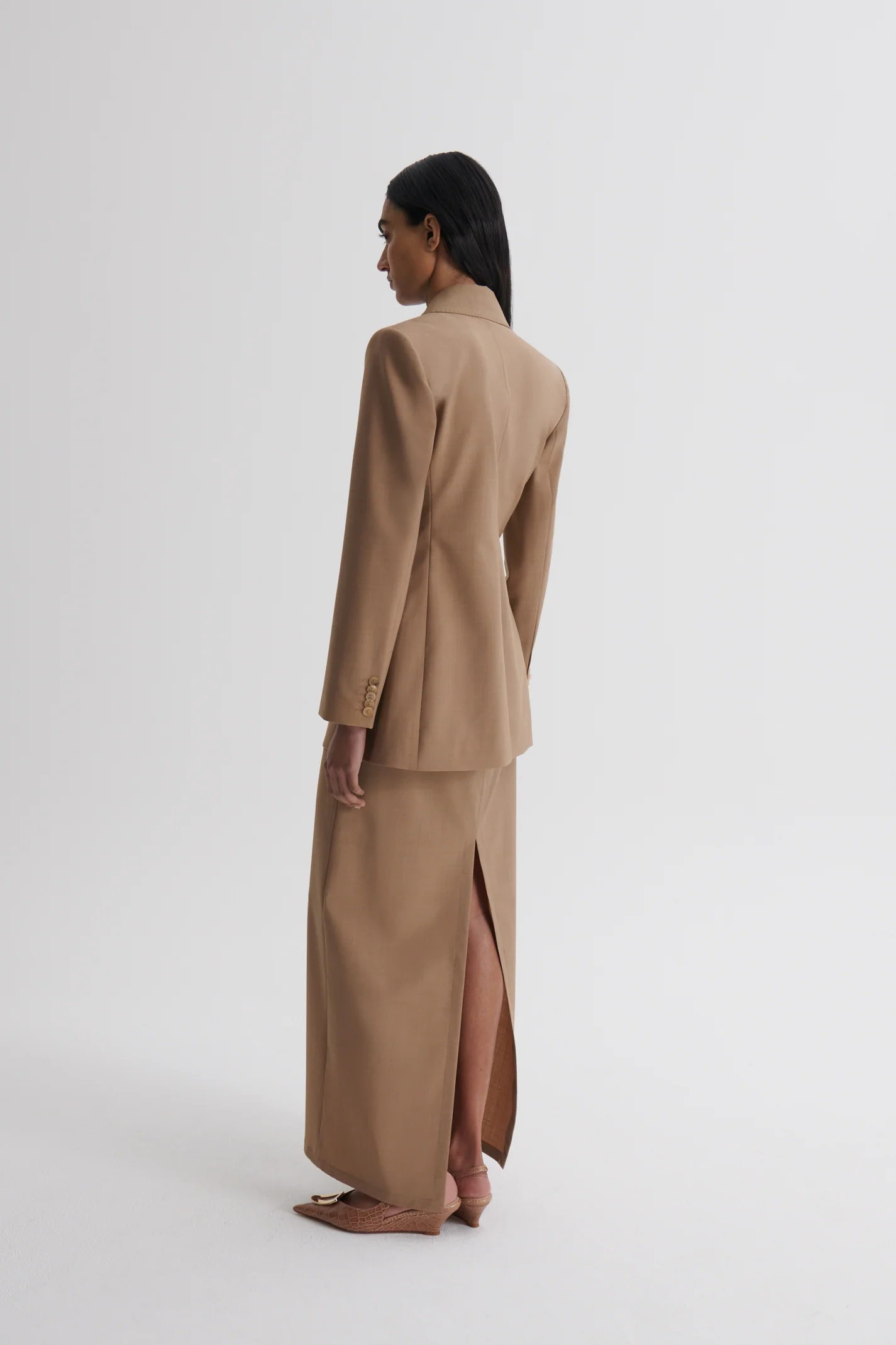 SOFT LONG PENCIL SKIRT - Image 5