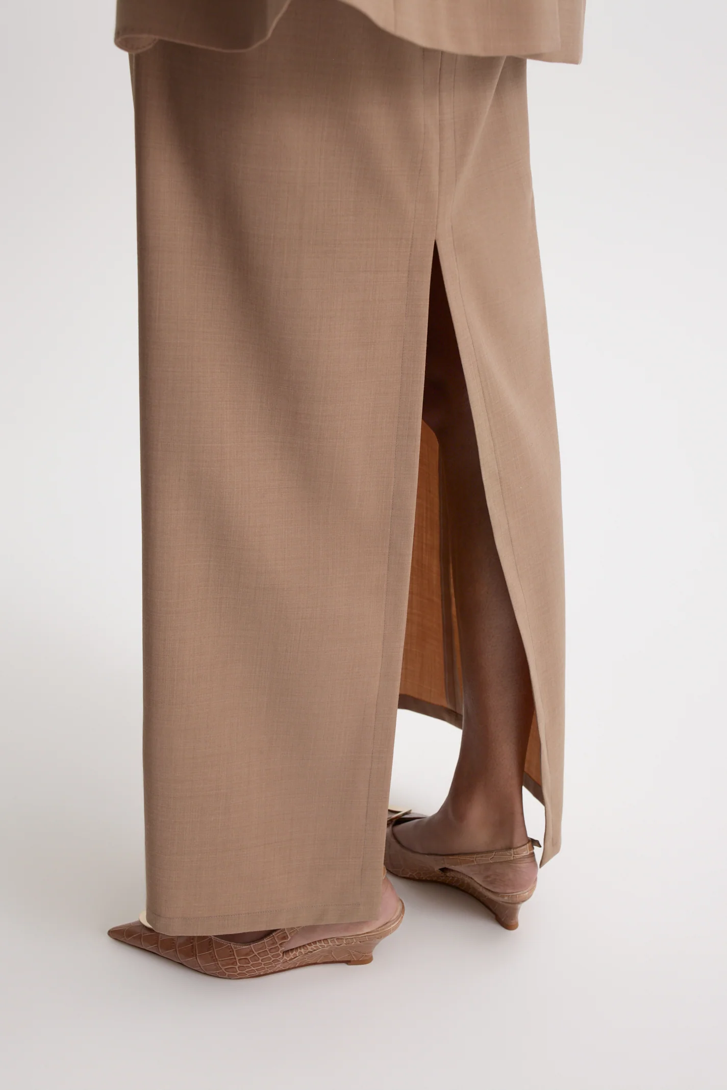 SOFT LONG PENCIL SKIRT - Image 7