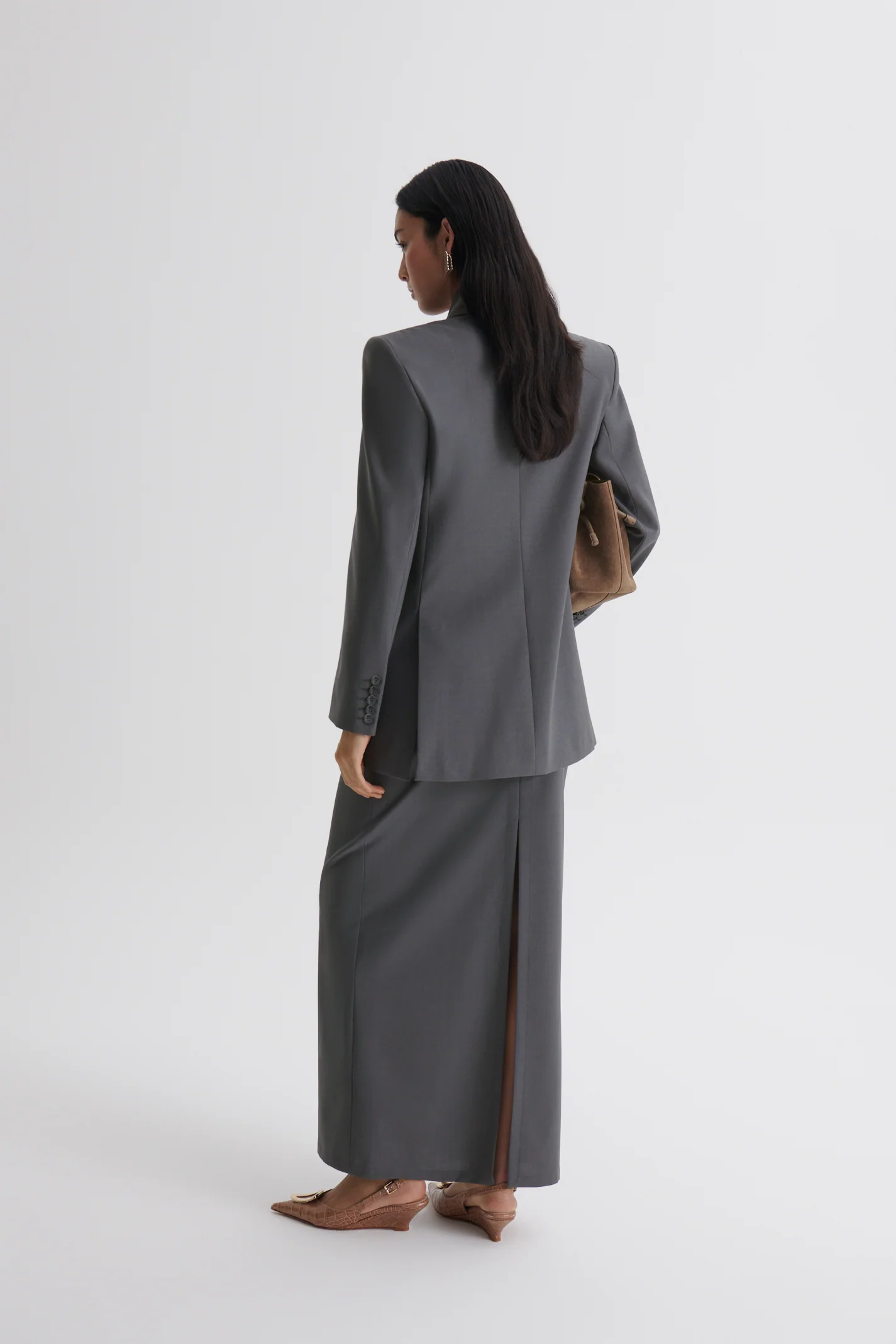 SOFT LONG PENCIL SKIRT - Image 5