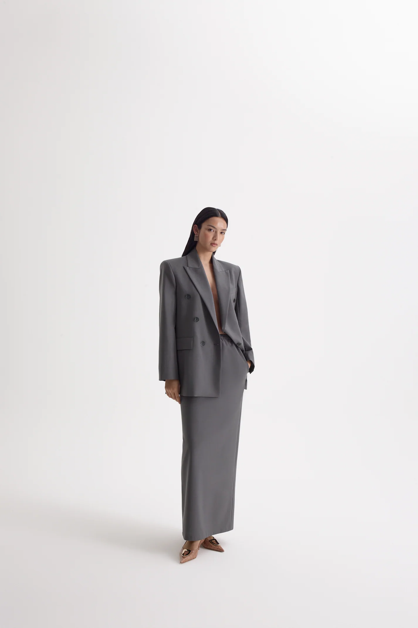 SOFT LONG PENCIL SKIRT - Image 8