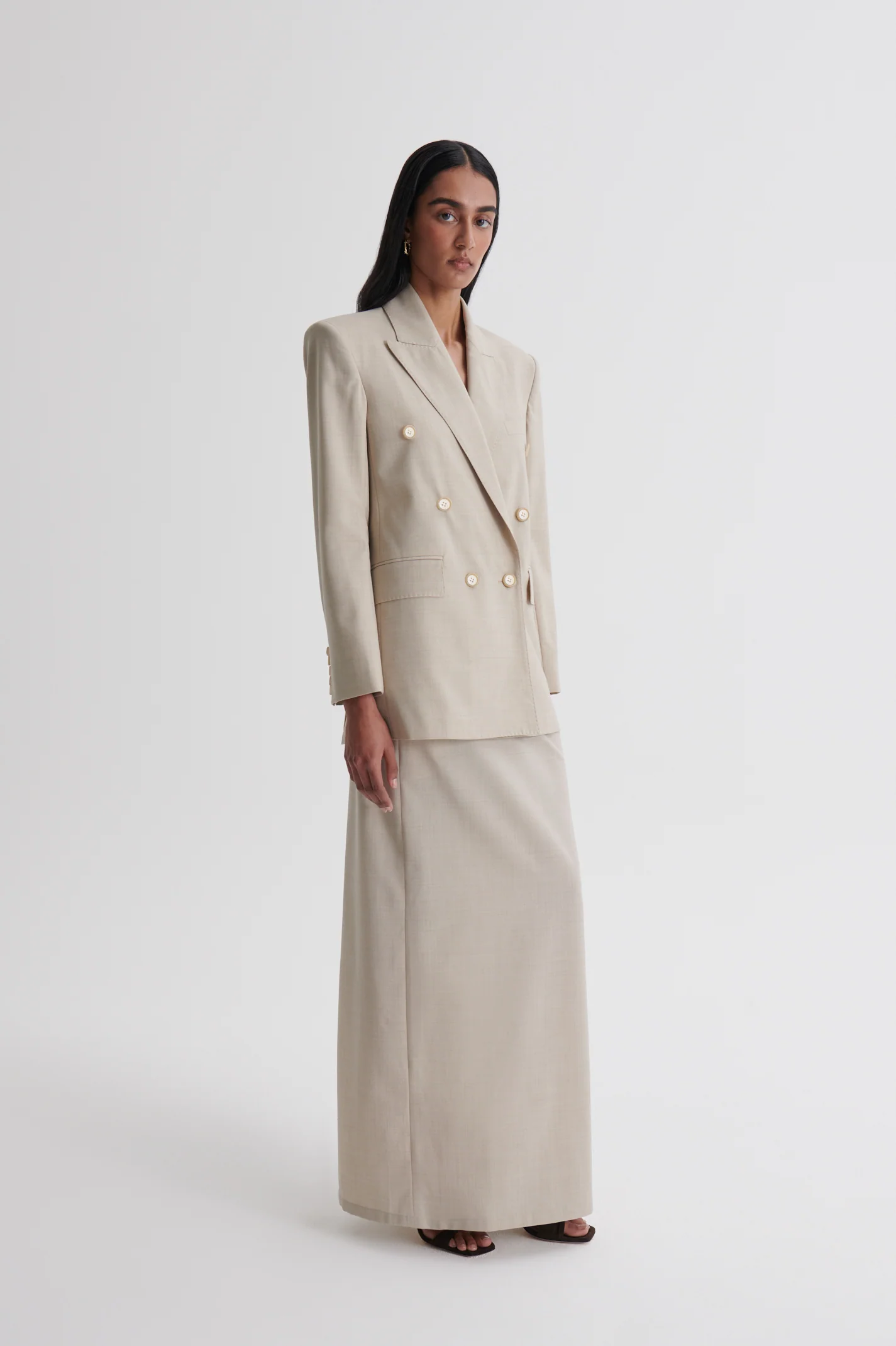 SOFT LONG PENCIL SKIRT - Image 4