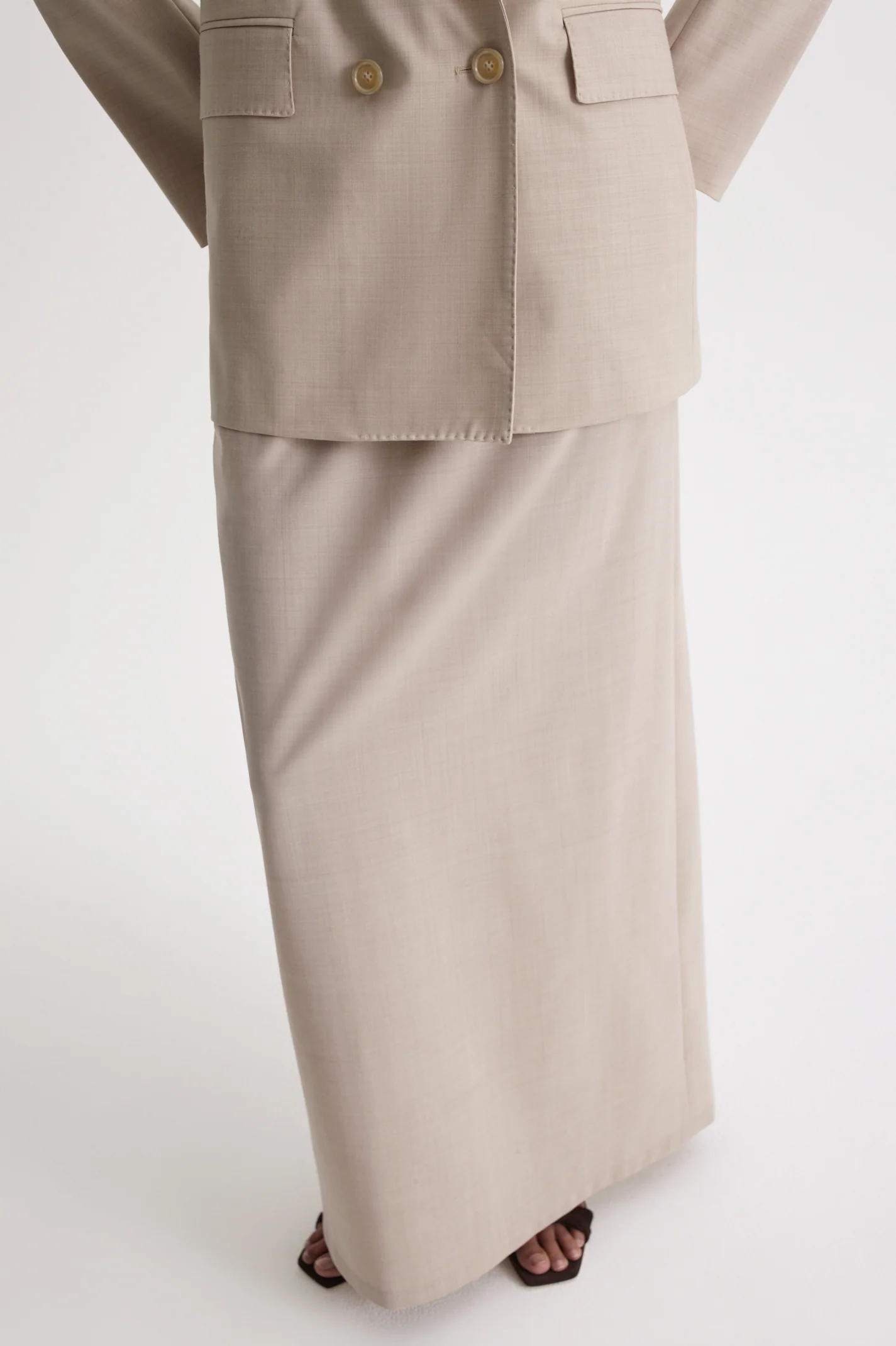 SOFT LONG PENCIL SKIRT - Image 6
