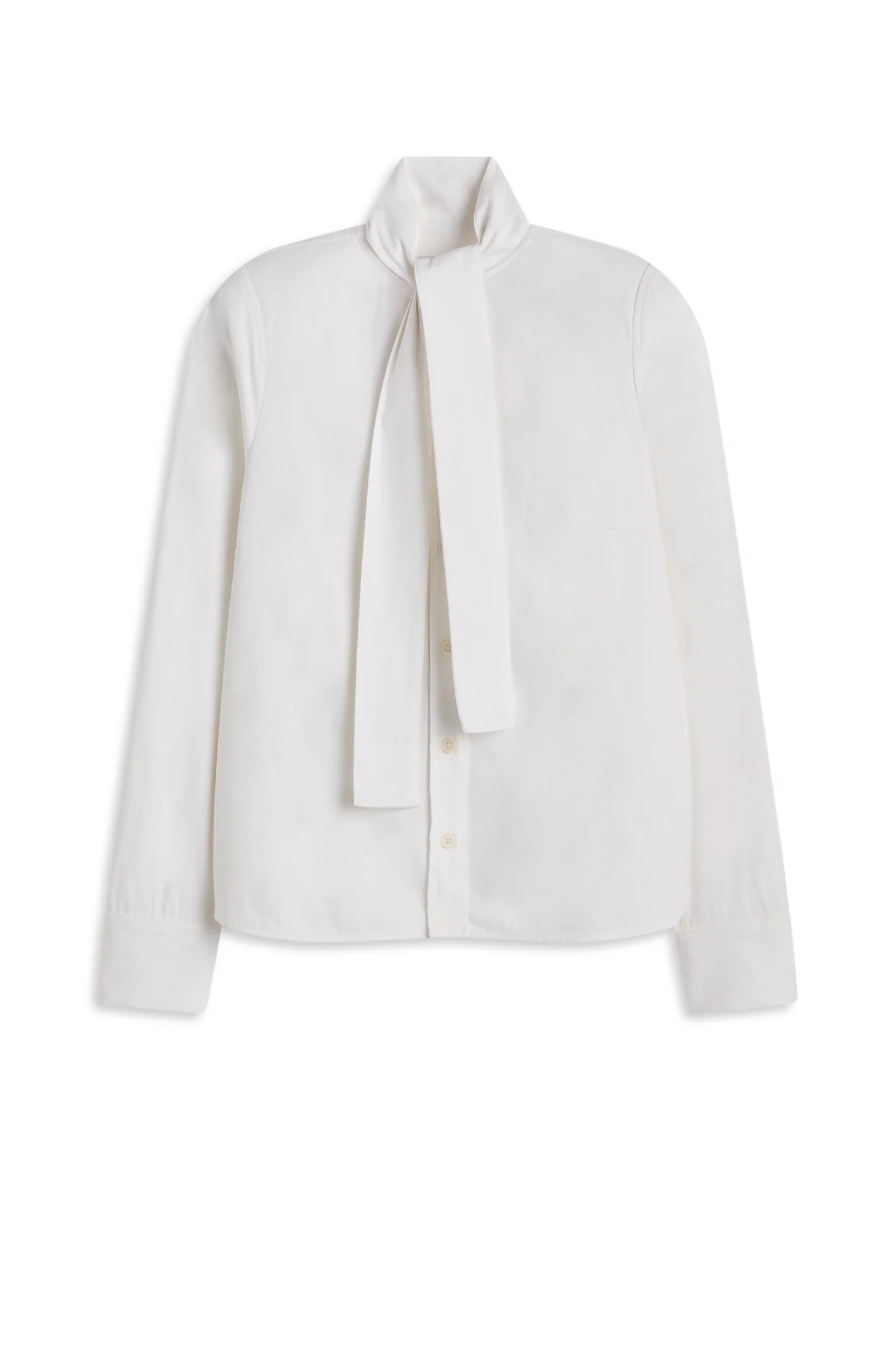 SOFT TIE NECK SHIRT