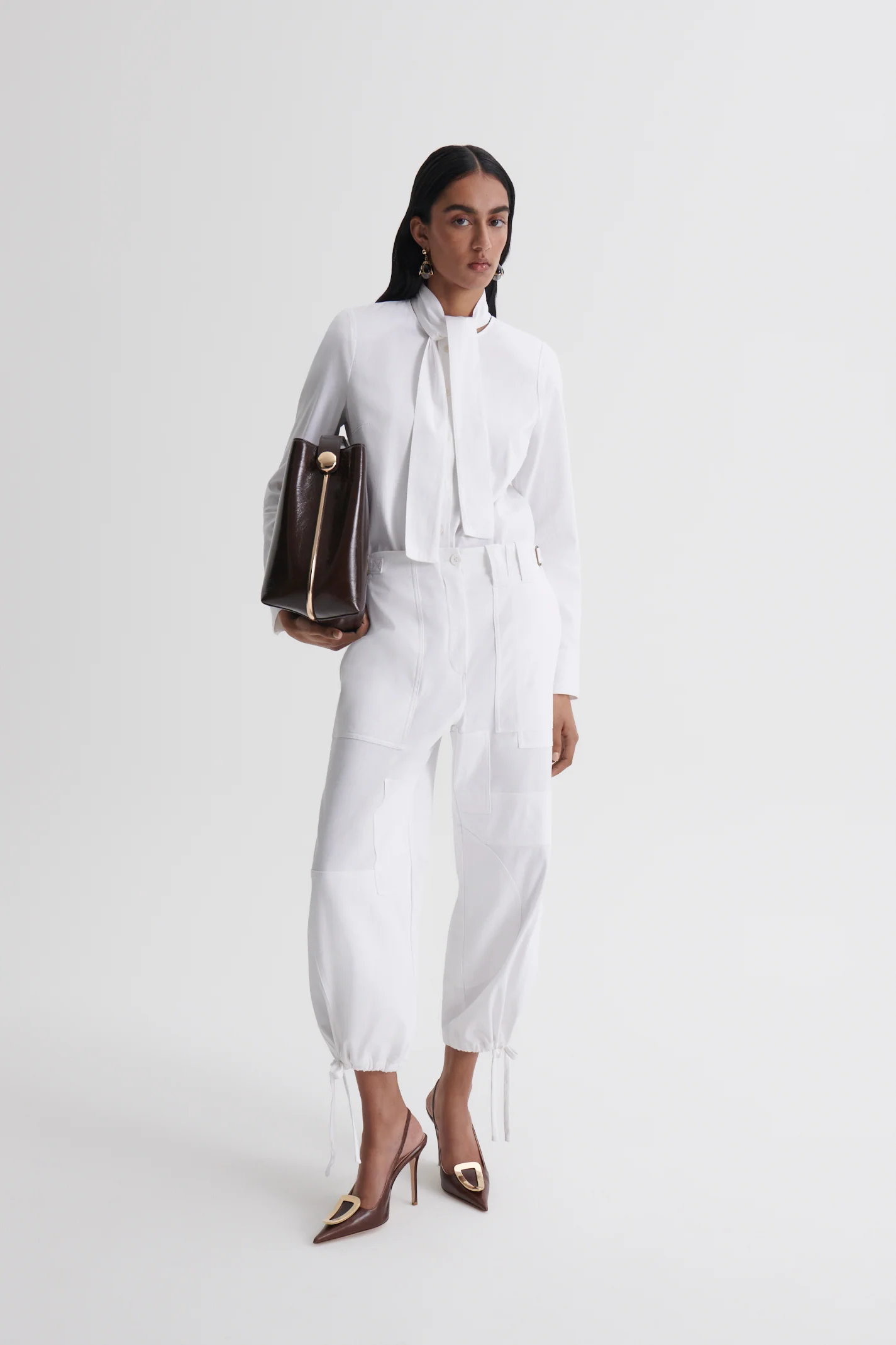 SOFT TIE NECK SHIRT - Image 4