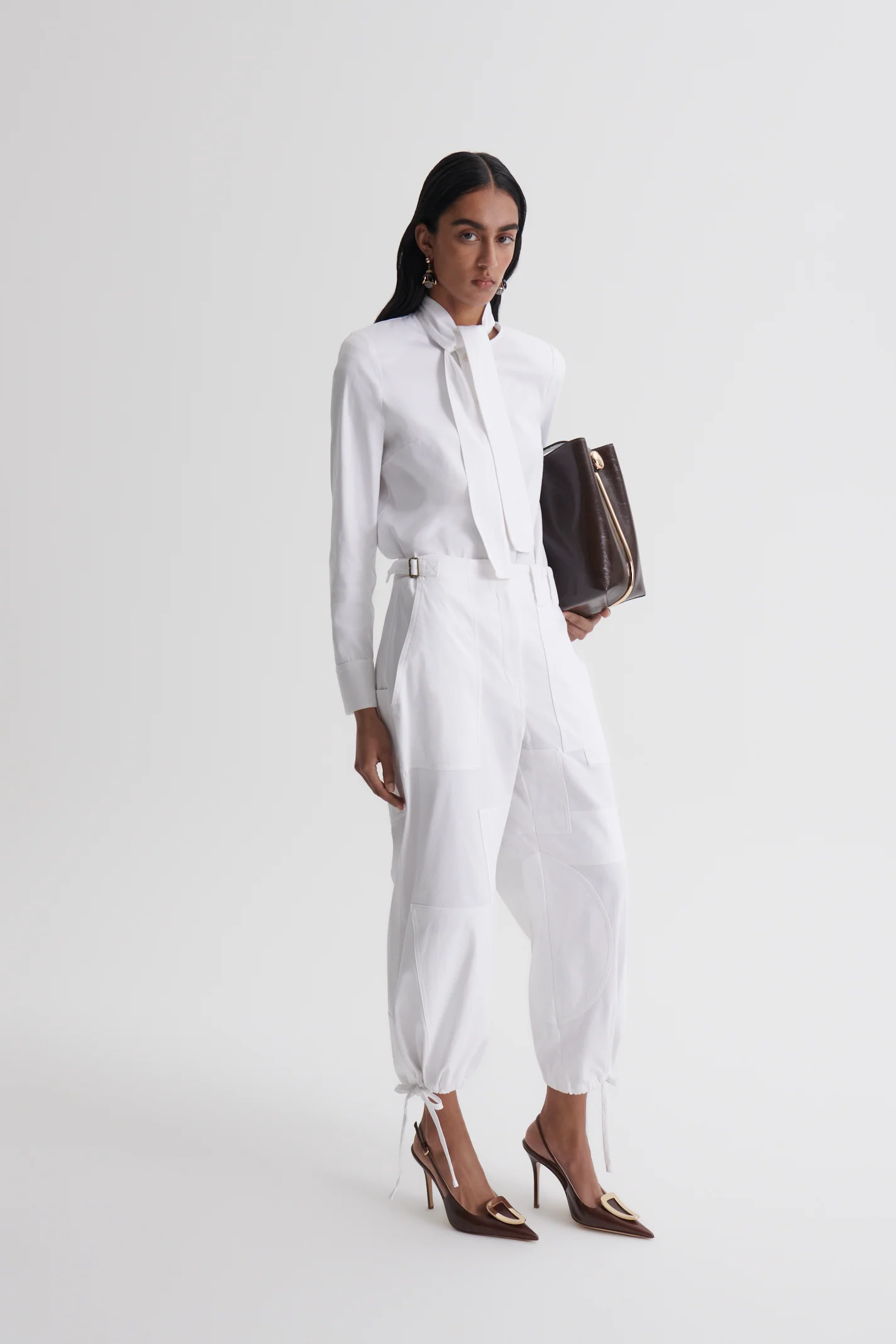 SOFT TIE NECK SHIRT - Image 5