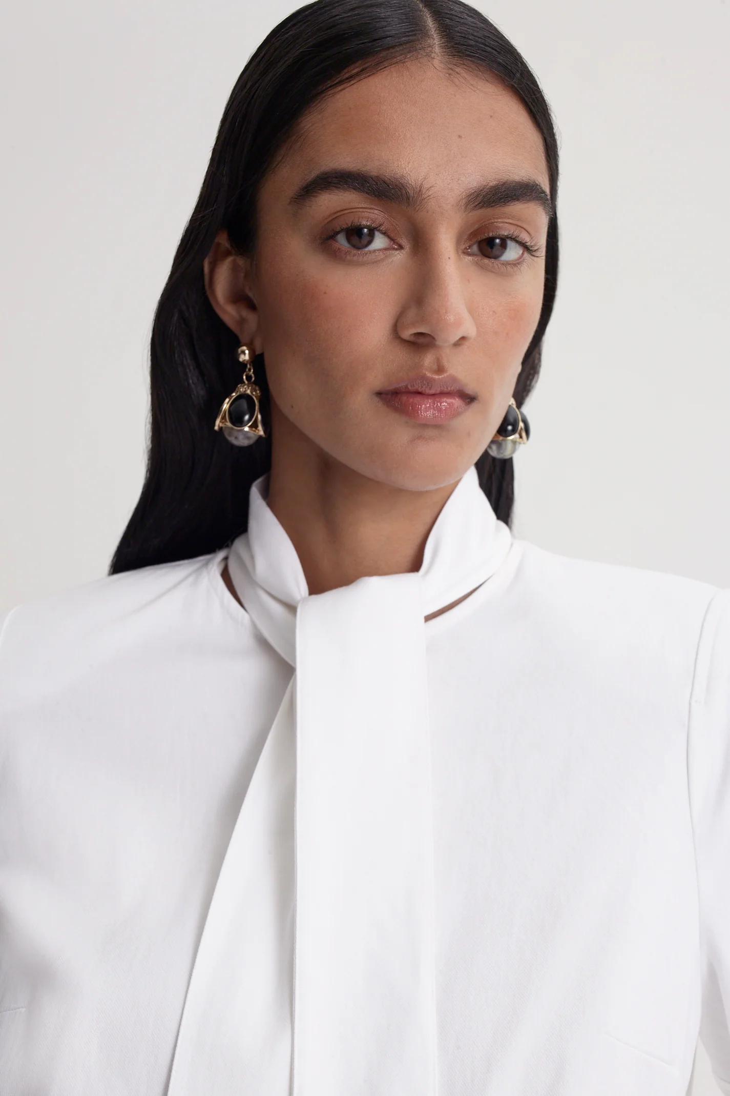 SOFT TIE NECK SHIRT - Image 7