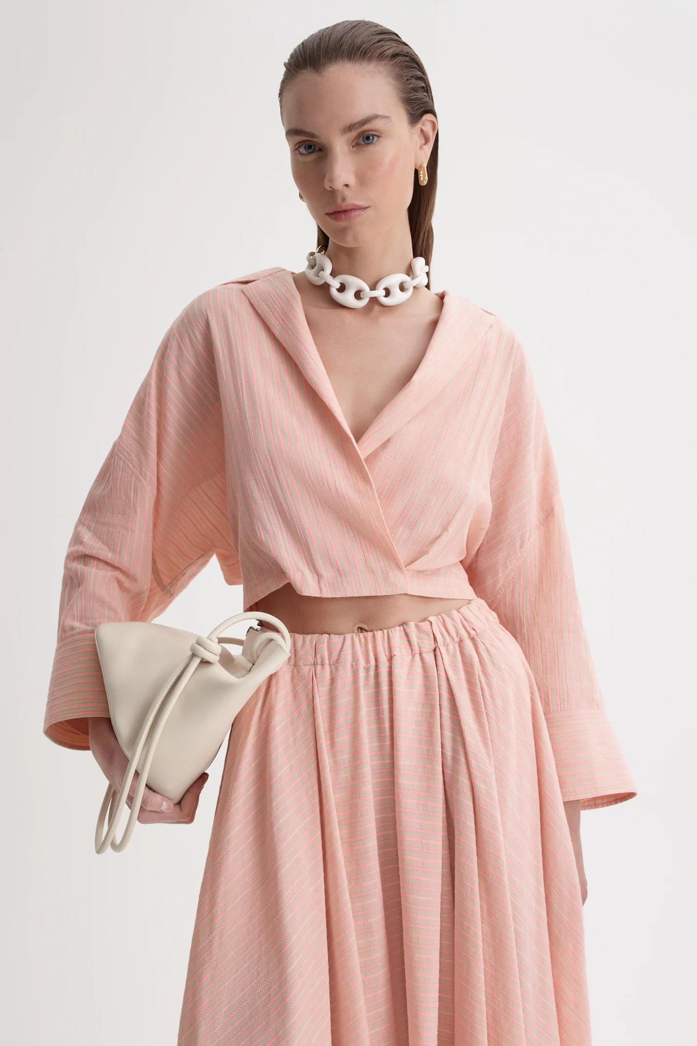 STRIPE CUFFED SHIRT - Image 3