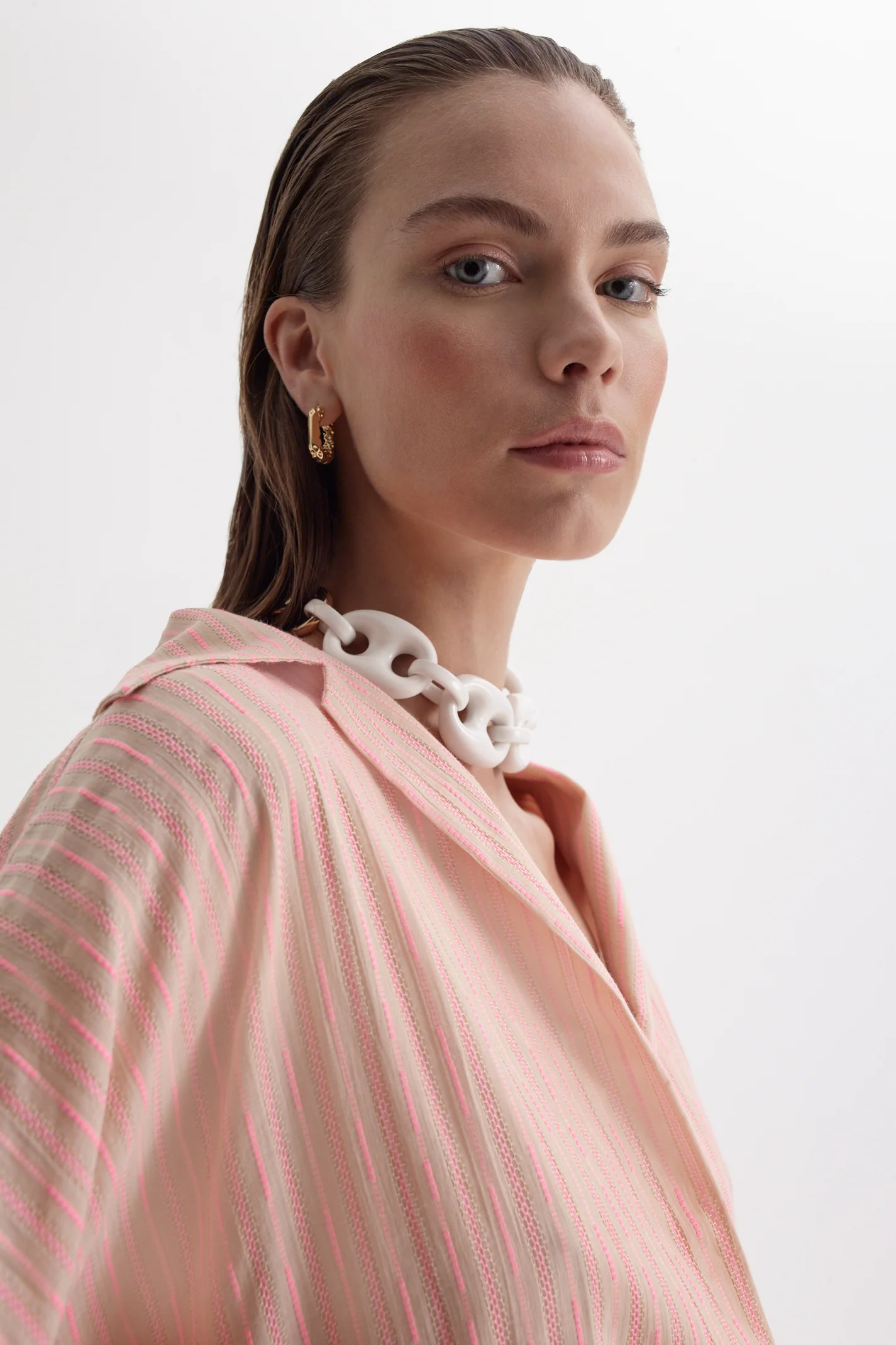 STRIPE CUFFED SHIRT - Image 7