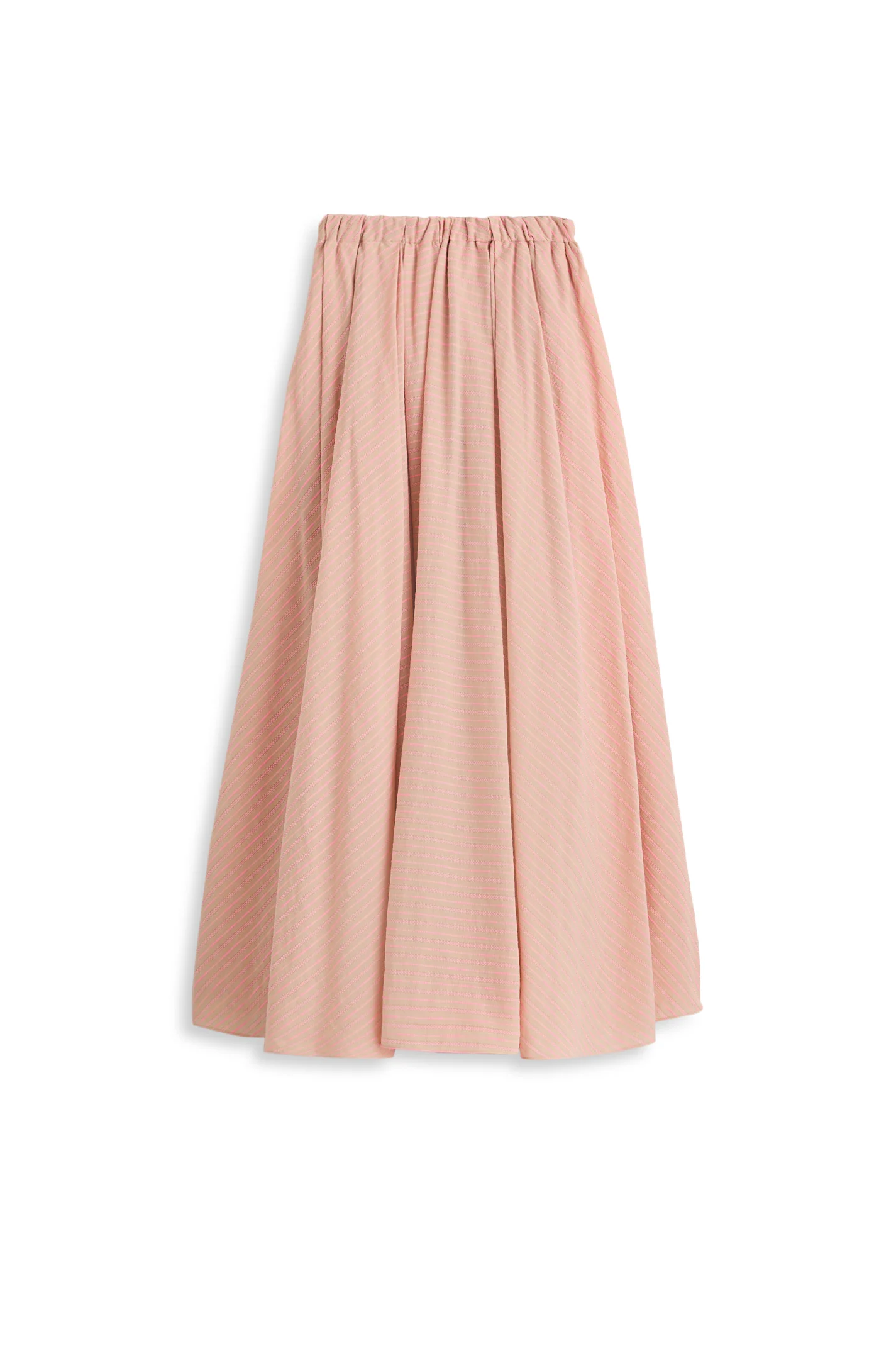 STRIPE GATHER SKIRT