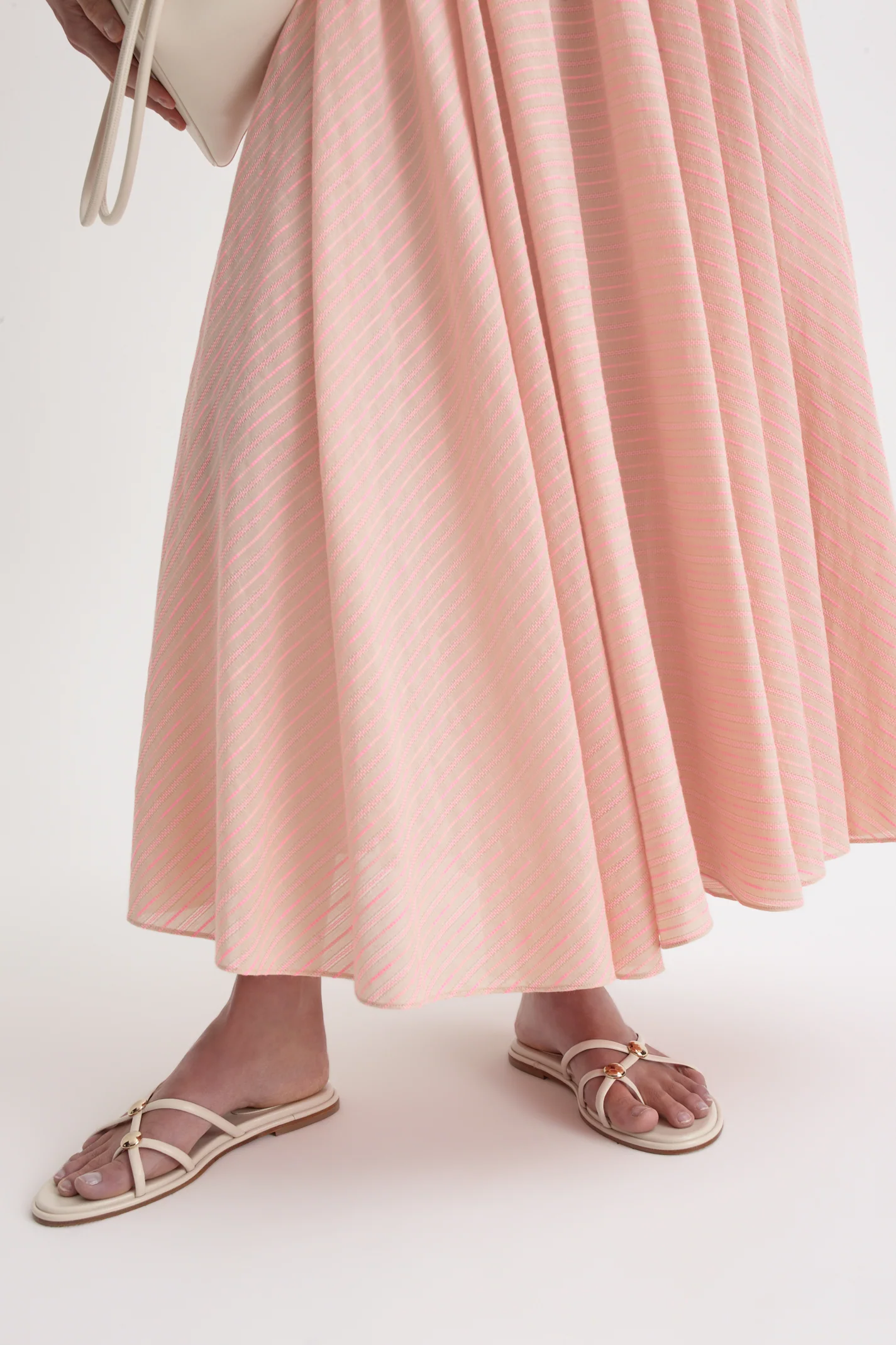 STRIPE GATHER SKIRT - Image 7