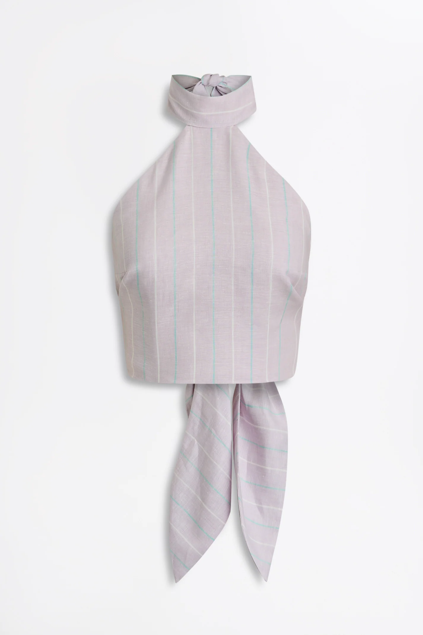 STRIPE HALTER TOP - Image 2