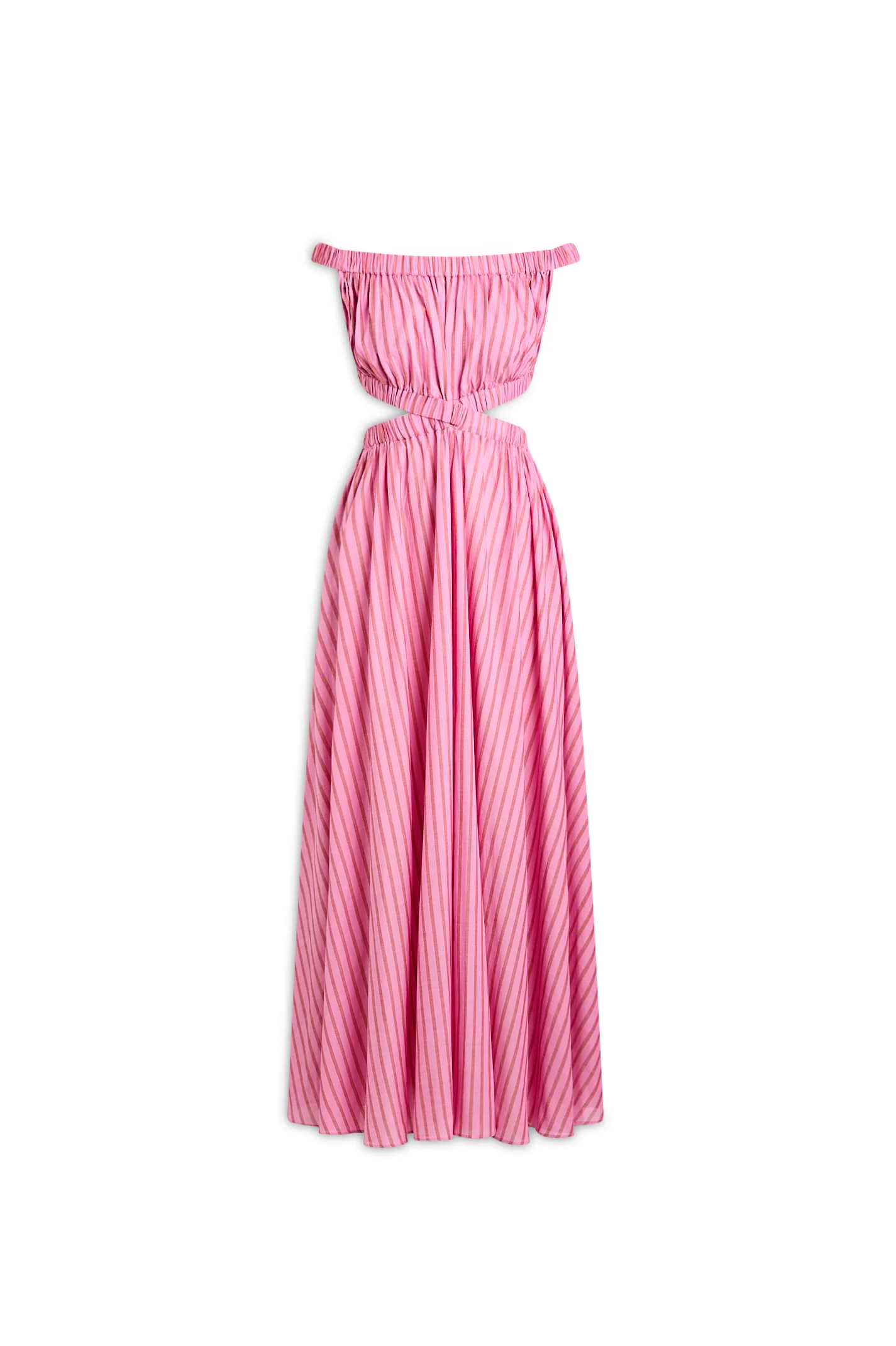 STRIPE VOILE DRESS