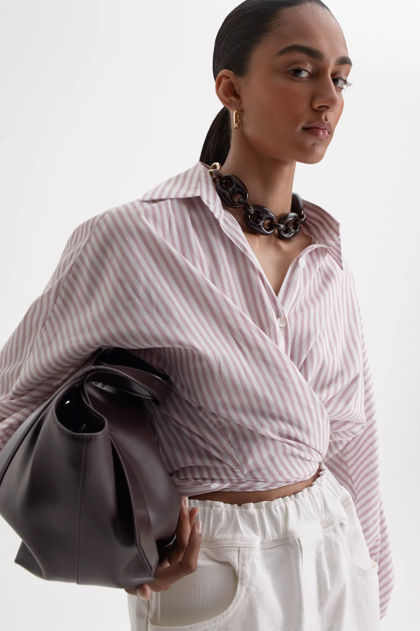 STRIPE VOILE SHIRT - Image 6