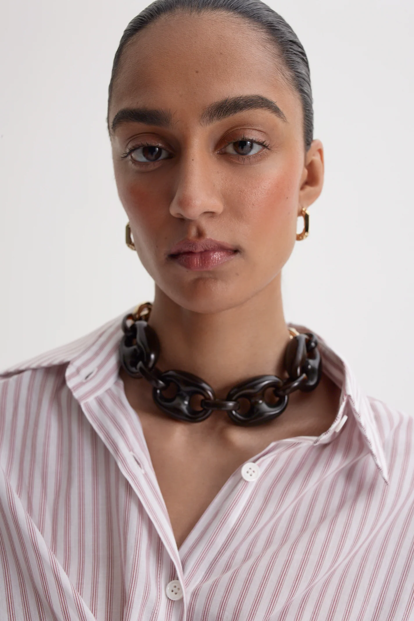 STRIPE VOILE SHIRT - Image 7