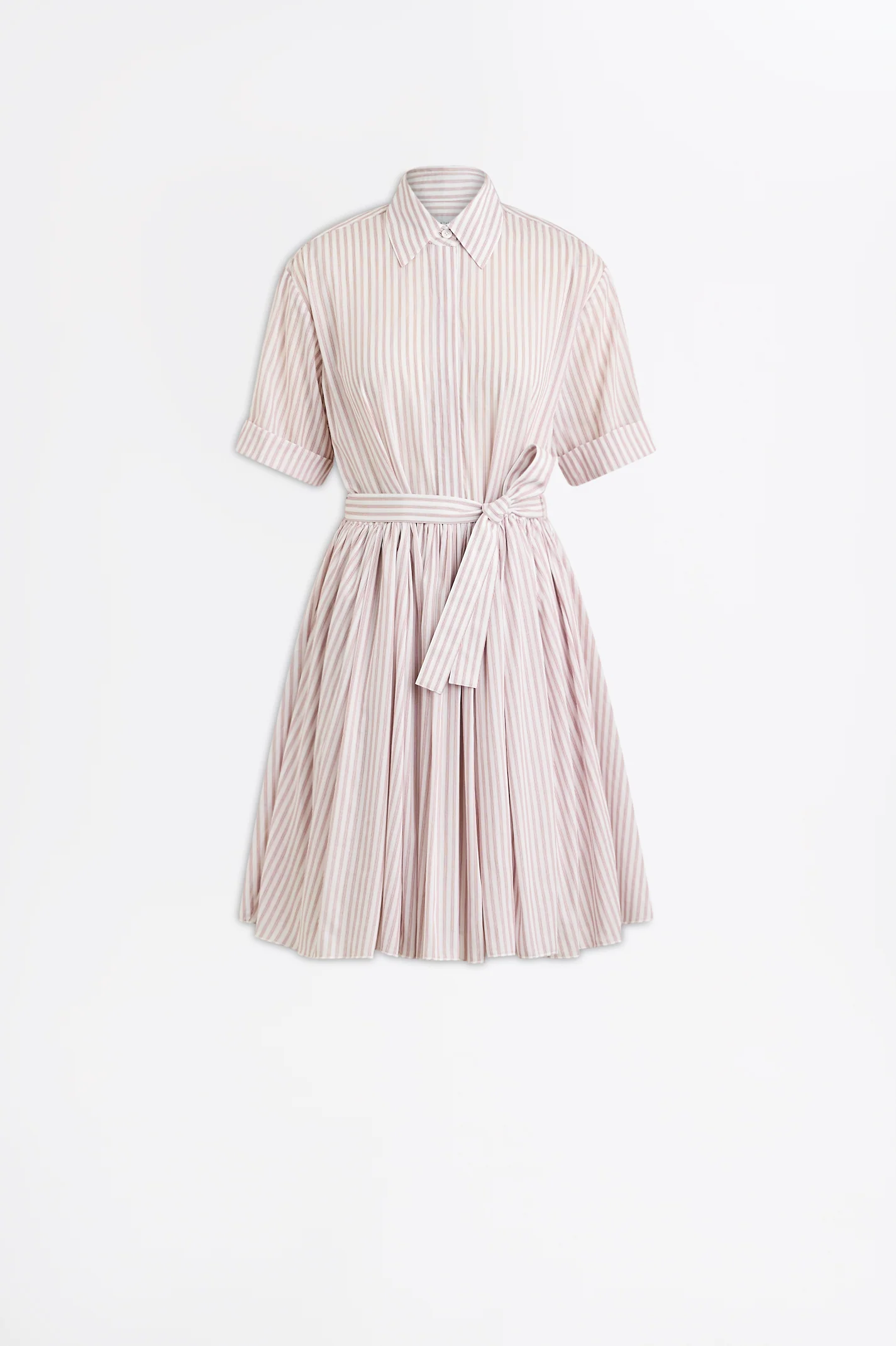 STRIPED MINI SHIRT DRESS - Image 2