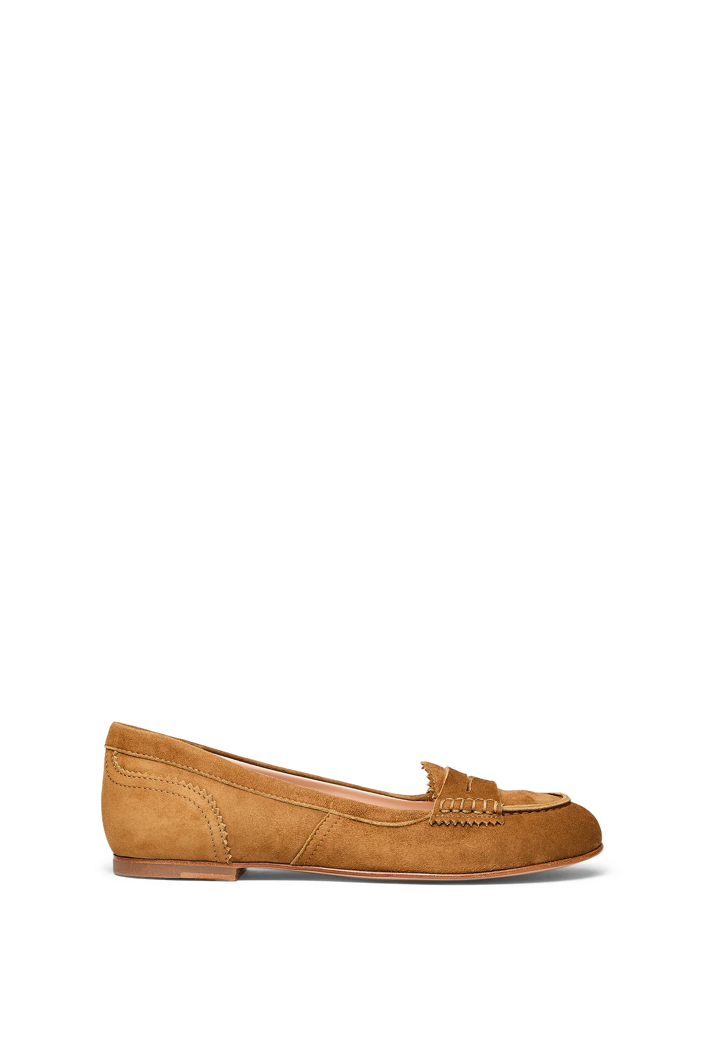 SUEDE BALLET LOAFER