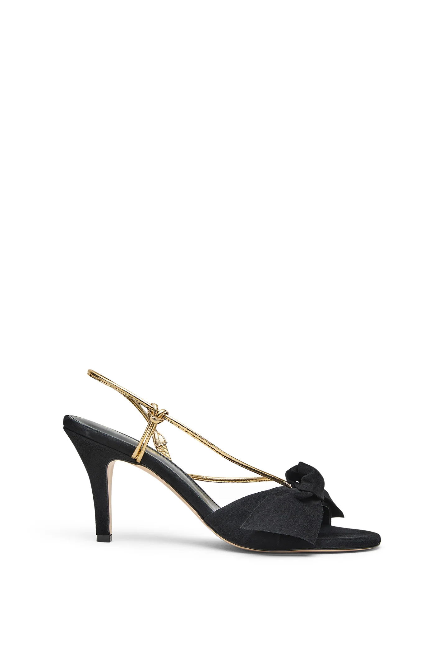 SUEDE BOW SANDAL 8.5