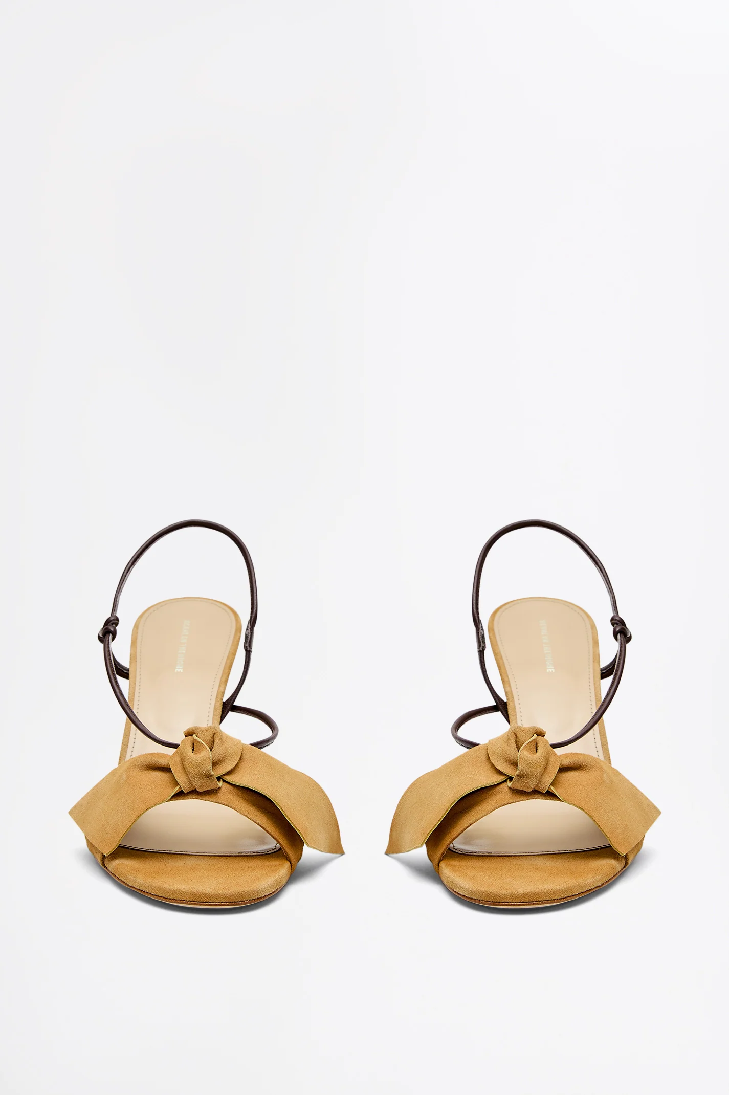 SUEDE BOW SANDAL 8.5 - Image 3
