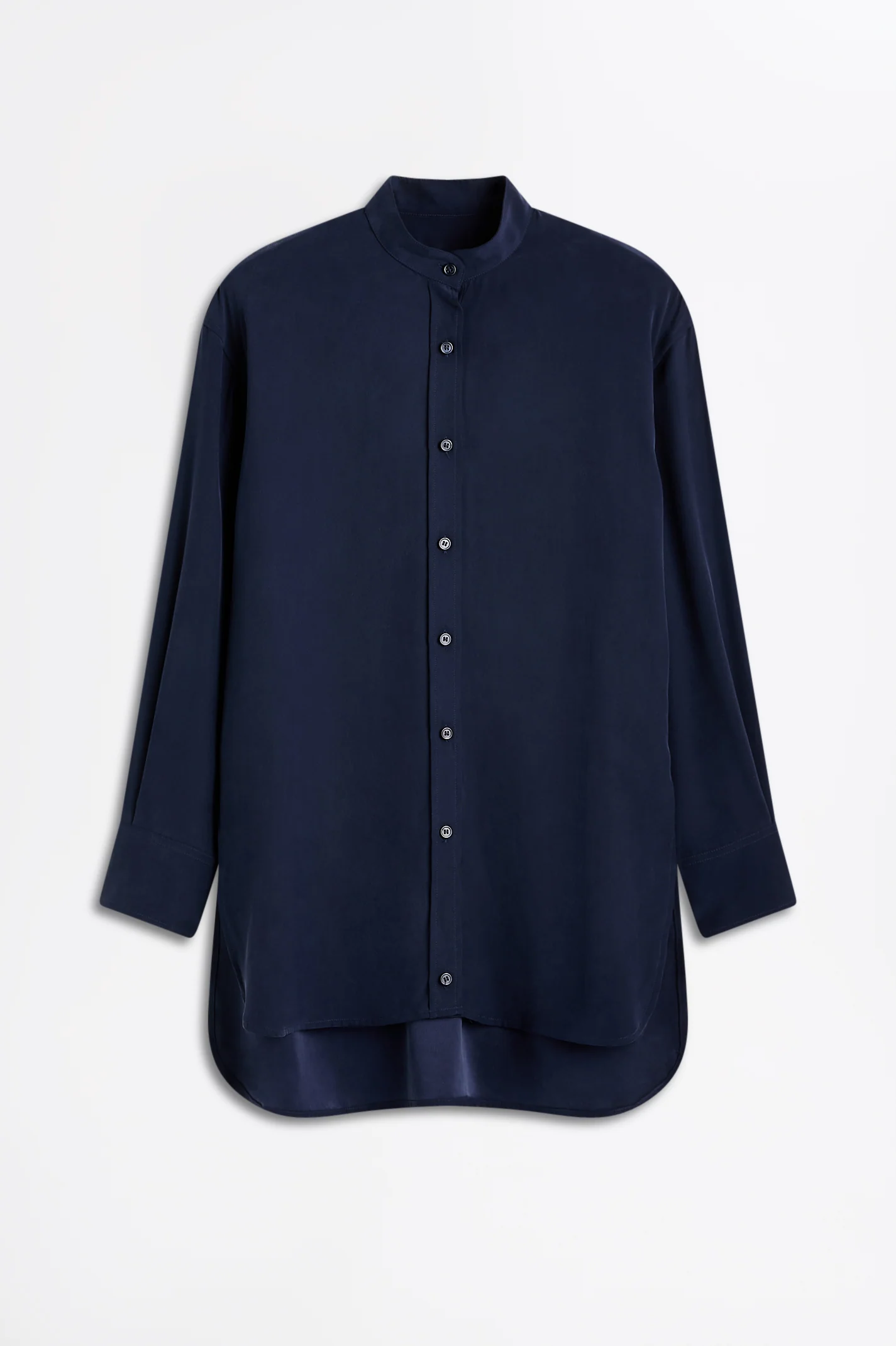 SUEDED SILK CREW NECK SHIRT - Image 2
