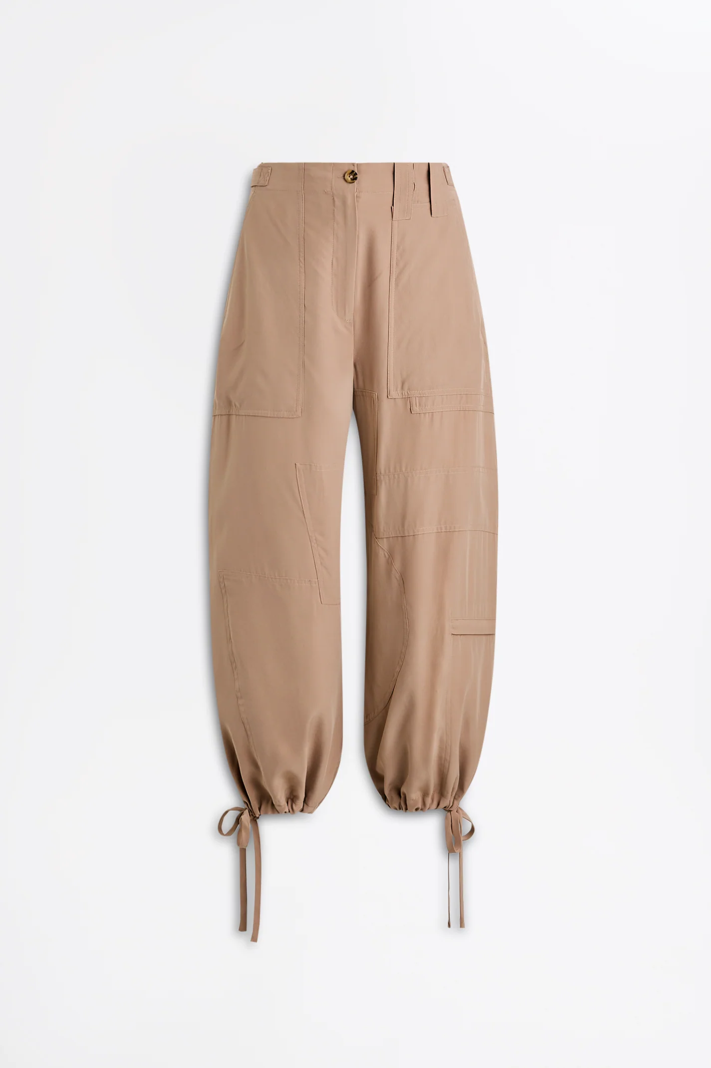 SUEDED SILK CROP CARGO - Image 2