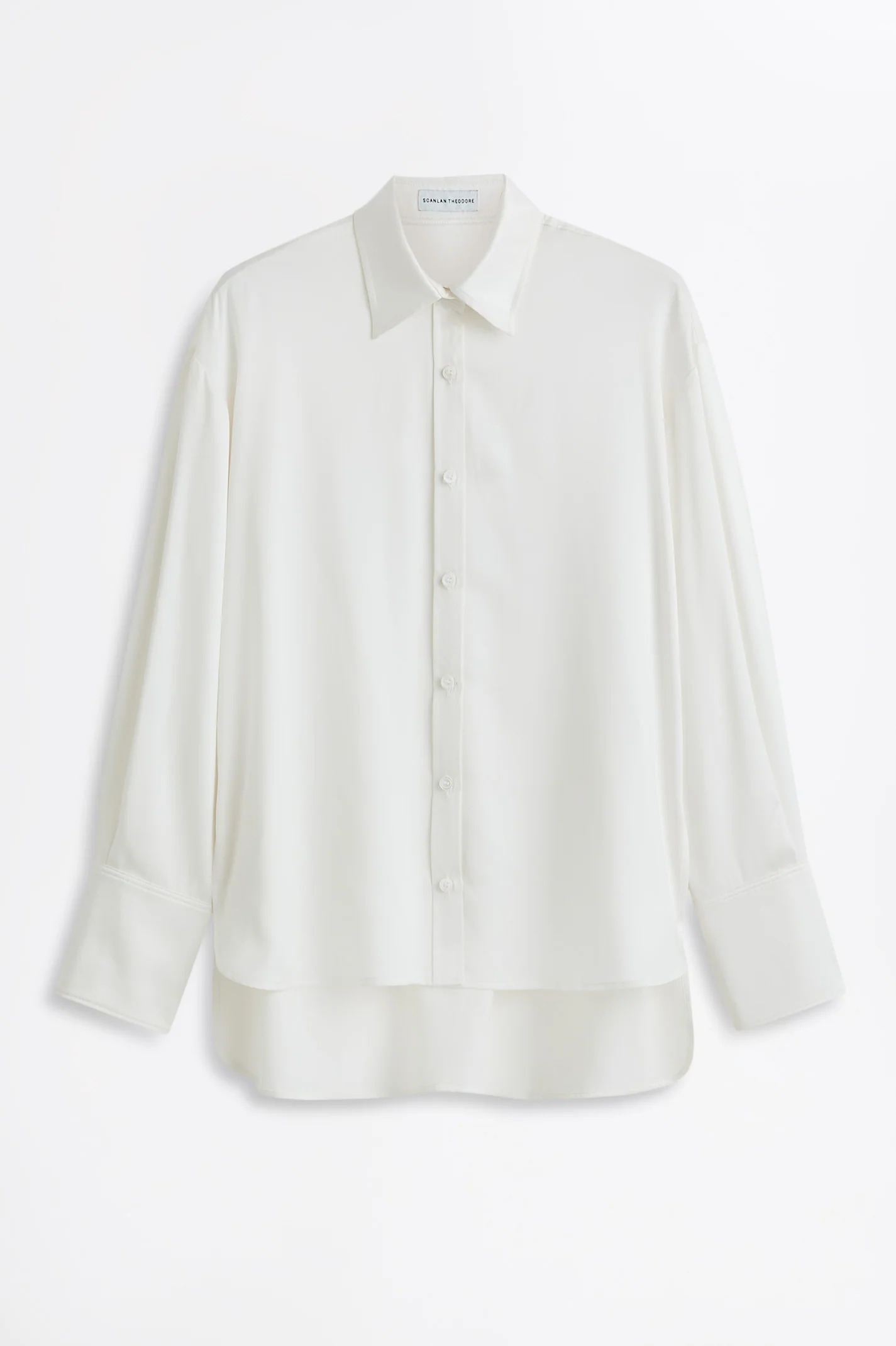 SUEDED SILK OVERSIZED SHIRT - Image 2