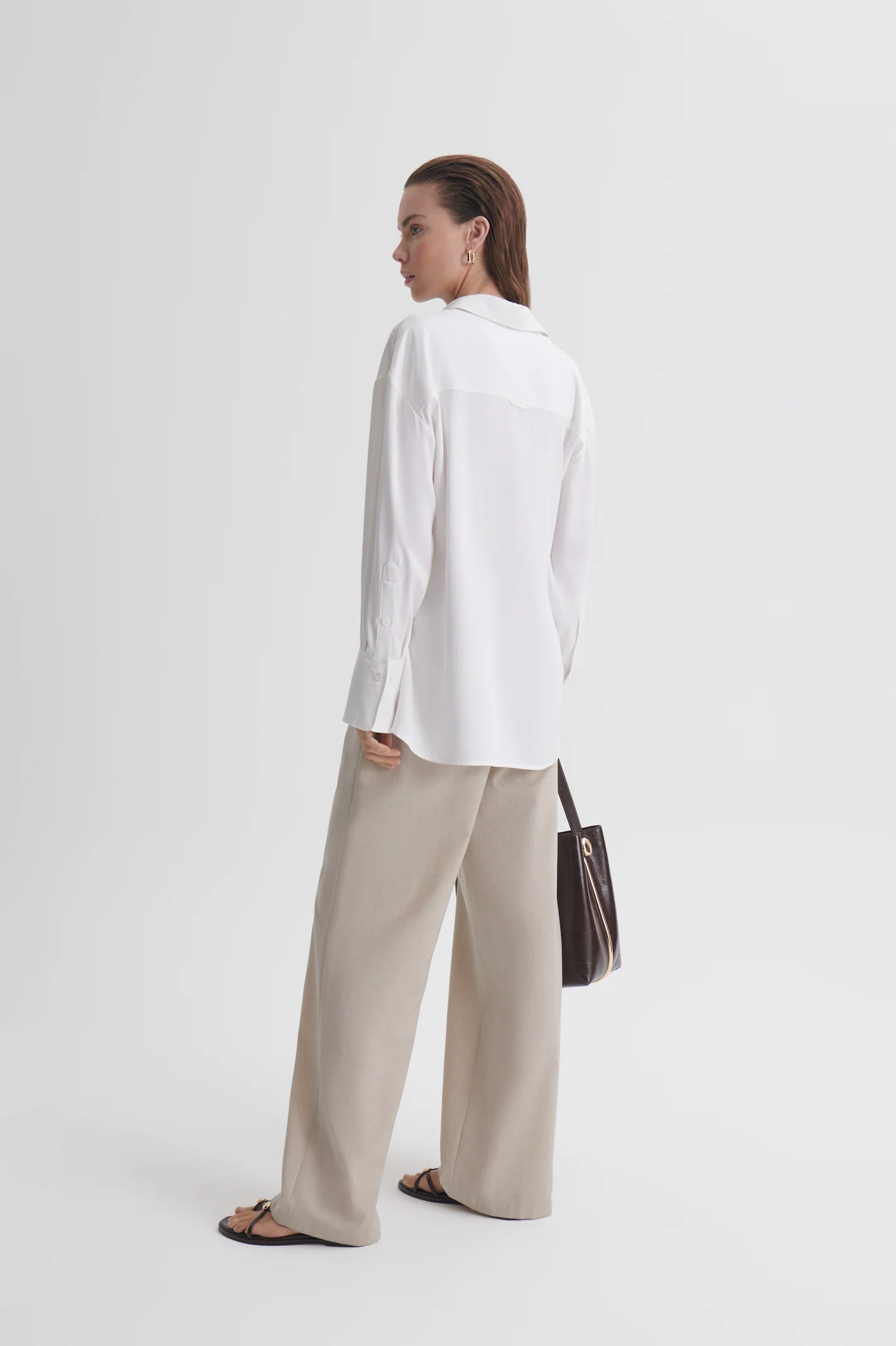 SUEDED SILK OVERSIZED SHIRT - Image 6