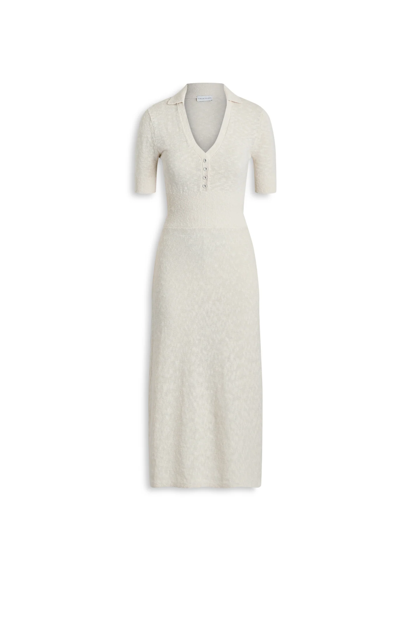 TEXTURED SHIRT DRESS