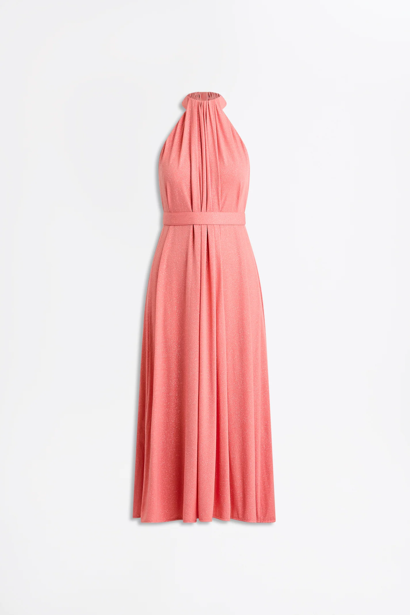 TINSEL TURBAN NECK GOWN - Image 2