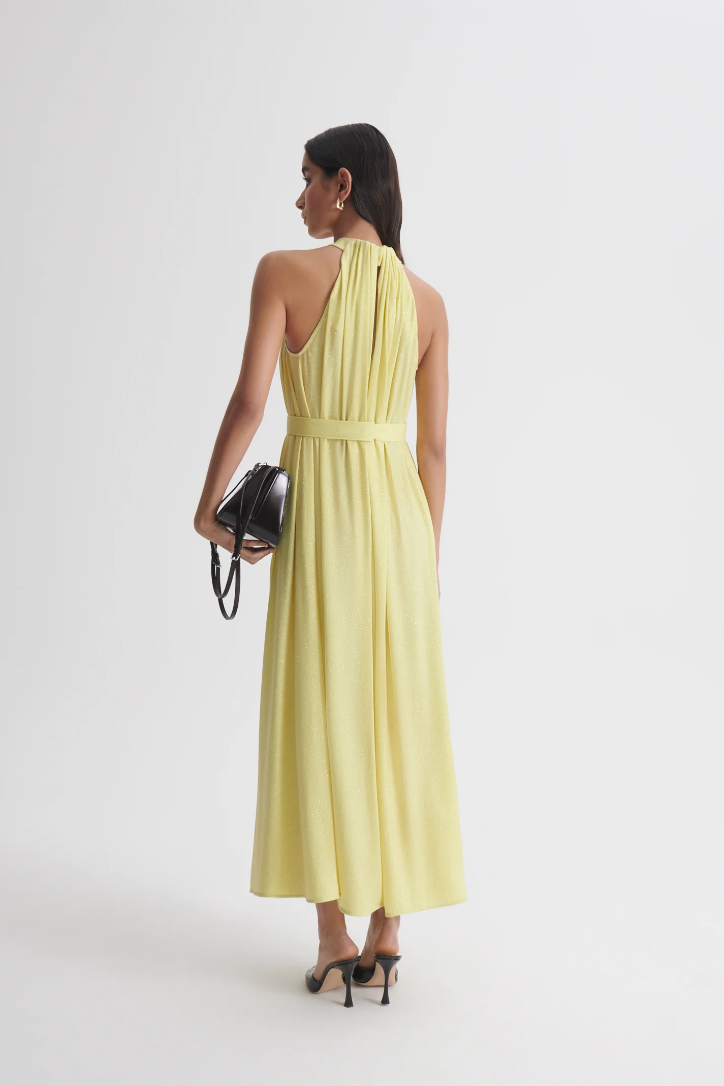TINSEL TURBAN NECK GOWN - Image 5